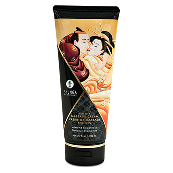 Shunga® Crème de massage arôme amande
