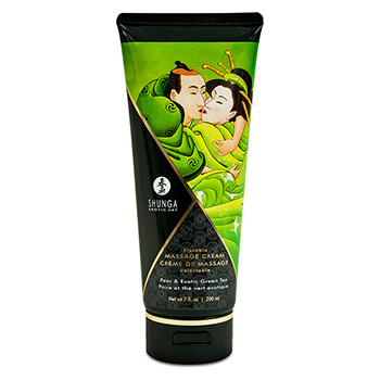 Shunga® Crème de massage arôme poire