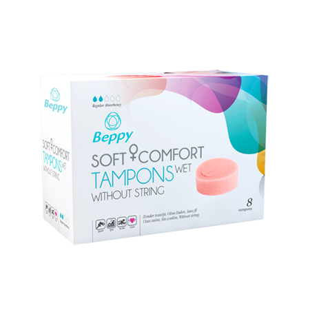 Beppy - Tampons Soft & Comfort humides - 8 pièces