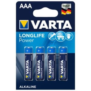 Varta - Piles alcalines Longlife Power AAA LR03